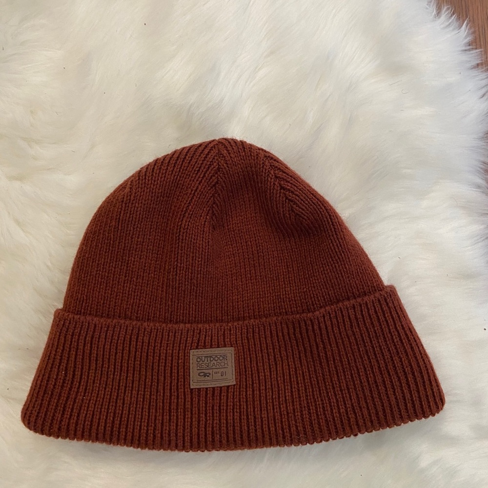 Maroon Outdoor Research beanie